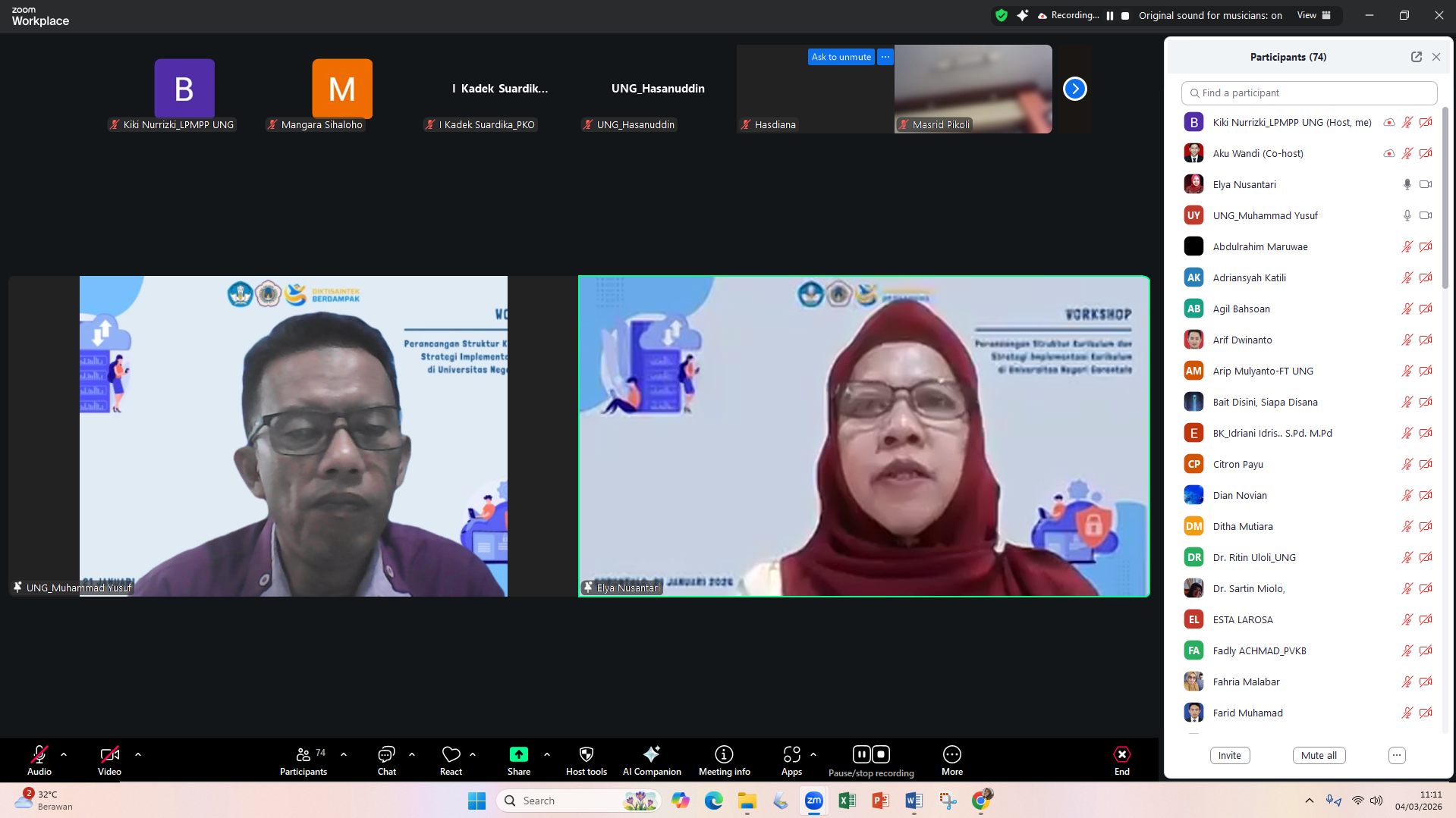 PENYAMAAN PERSEPSI DPL UNG MENGAJAR BATCH 9