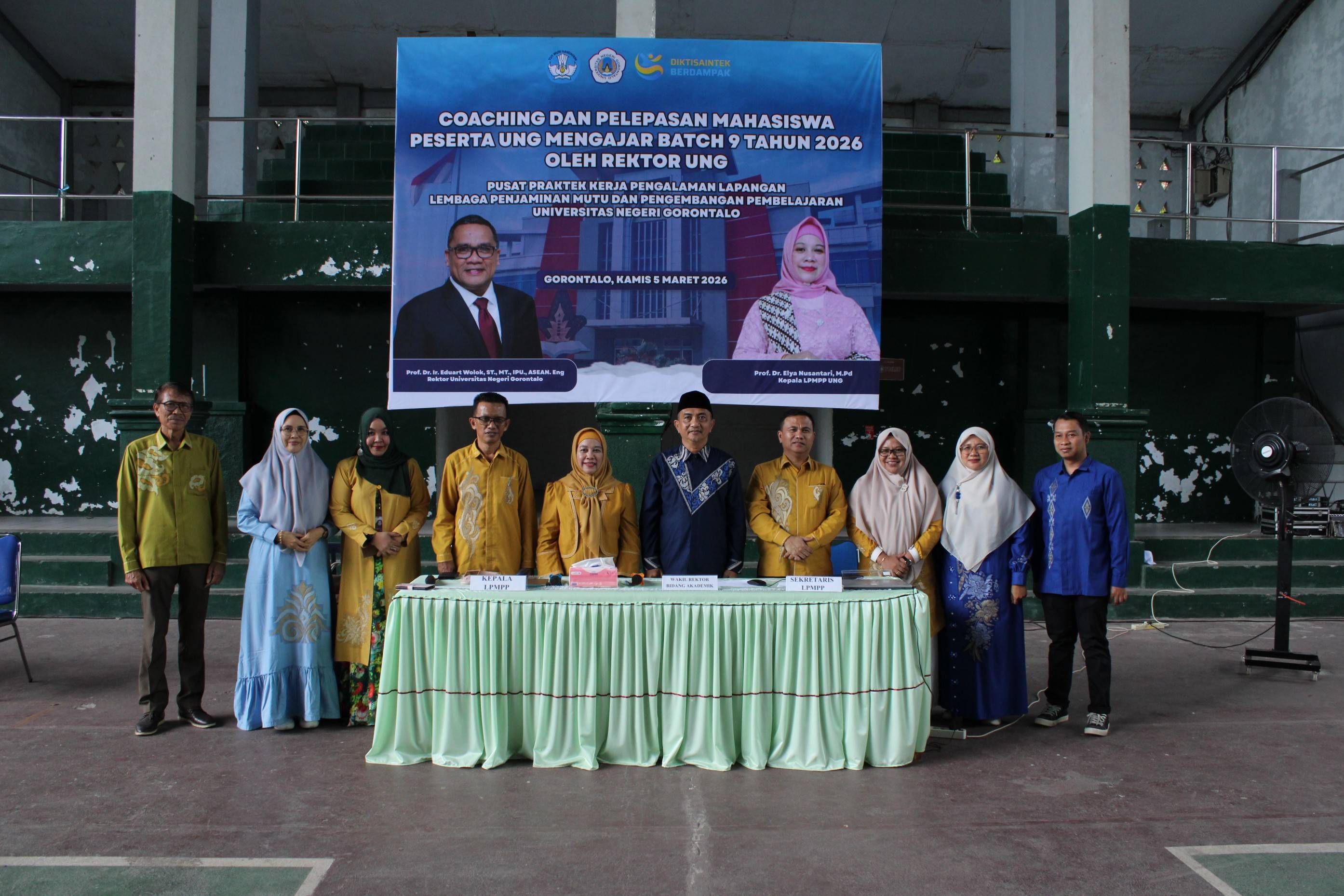 Coaching dan Pelepasan Mahasiswa UNG Mengajar Batch 9